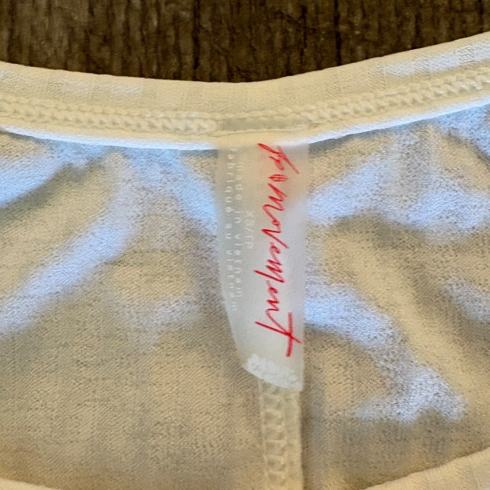 FP Movement x Revolve Women's Tempo Ribbed Baby Tee White XS - Picture 10 of 12